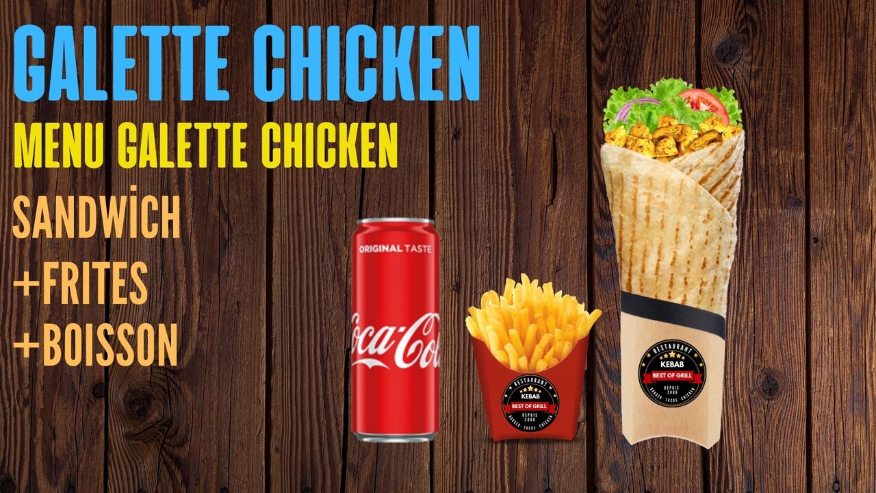 MENU GALETTE CHICKEN CURRY