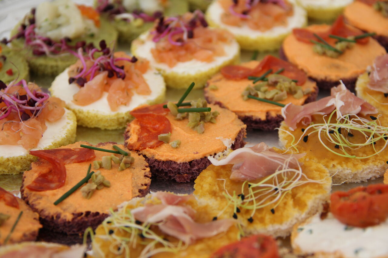 assortiments canapés