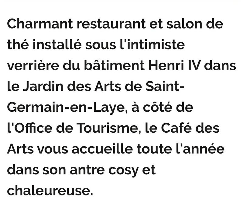 Le Café des Arts
