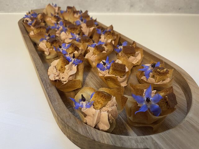 Croustillants de foie gras