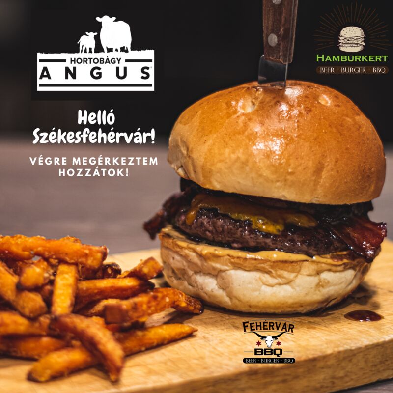 Szaftos, mennyei Angus burgerünket nem szabad kihagyni