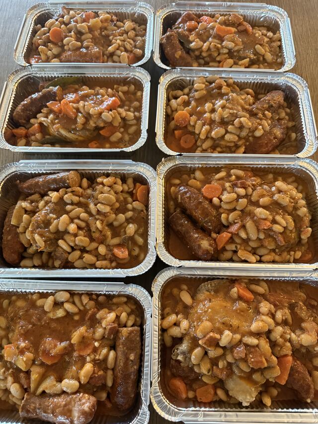 Cassoulet au confit de canard et saucisses fumées 😋