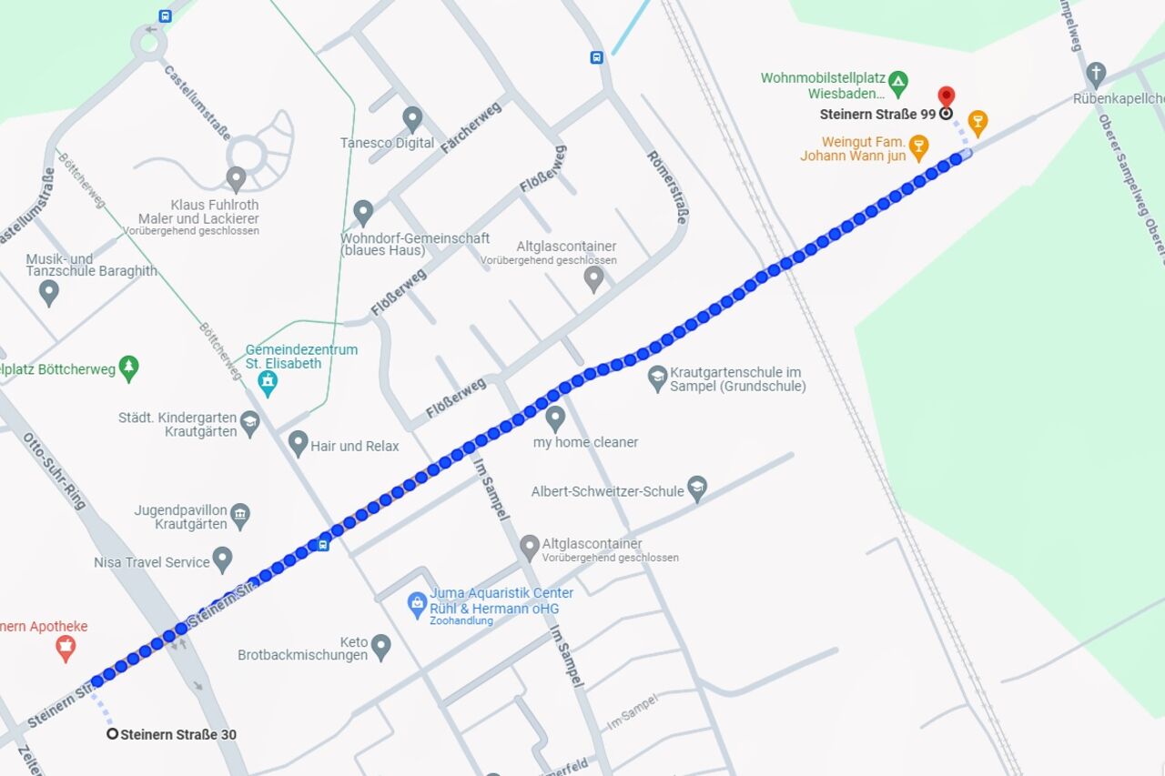 Anfahrt zum Römerhof