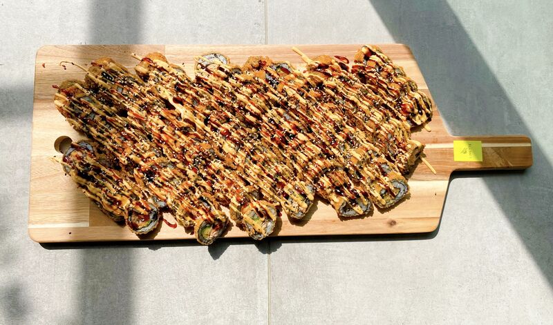 Crispy Rice Rolls Platte 