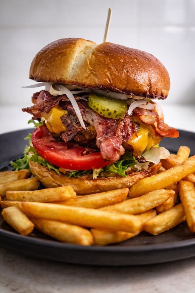 Hamburguesa de la casa