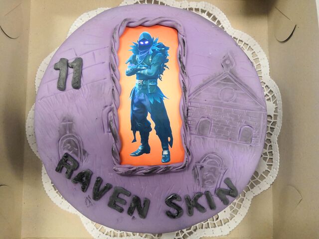 Raven skin