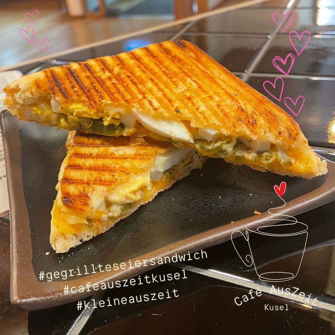 Gegrilltes Eiersandwich 