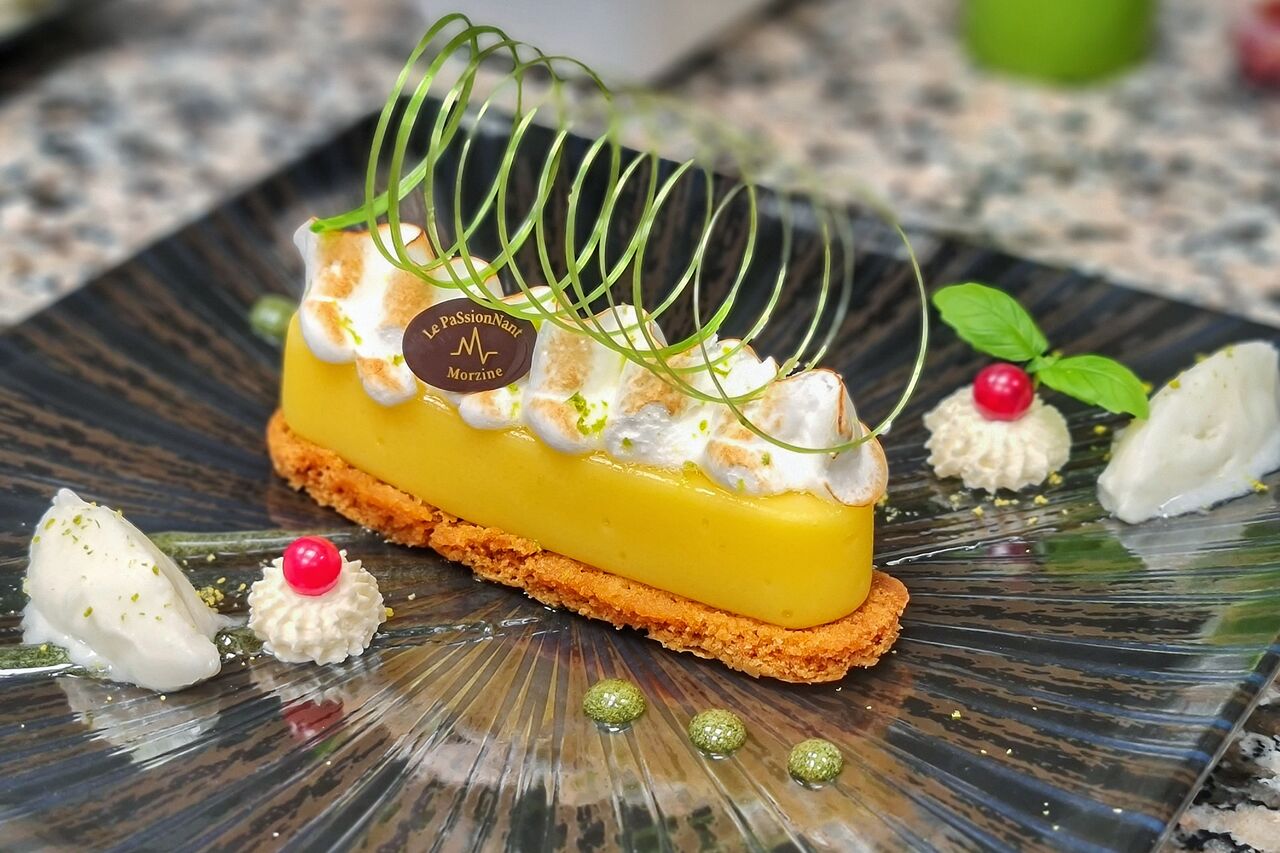 La tarte citron yuzu et bergamote