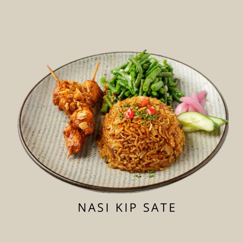 Nasi kip saté