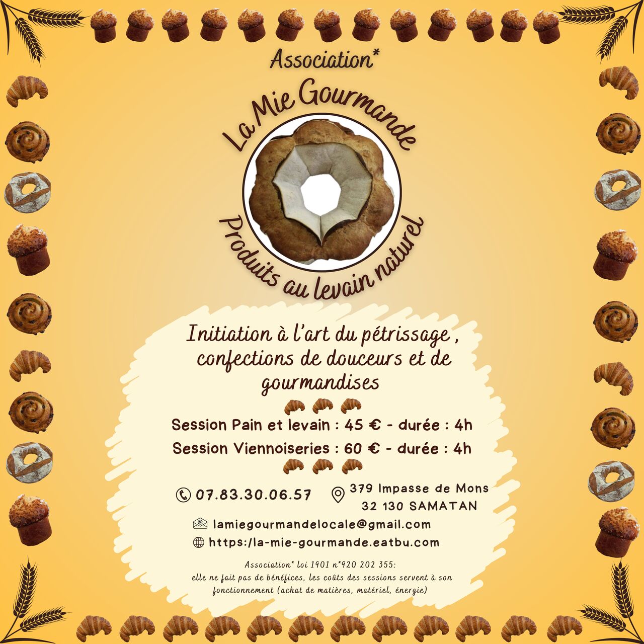 Initiation Pains Levain et Viennoiseries