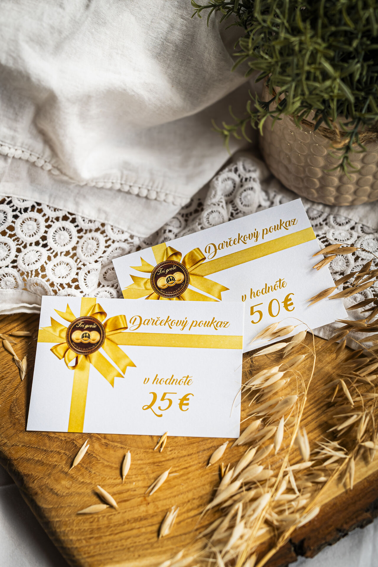 Darčekové poukážky