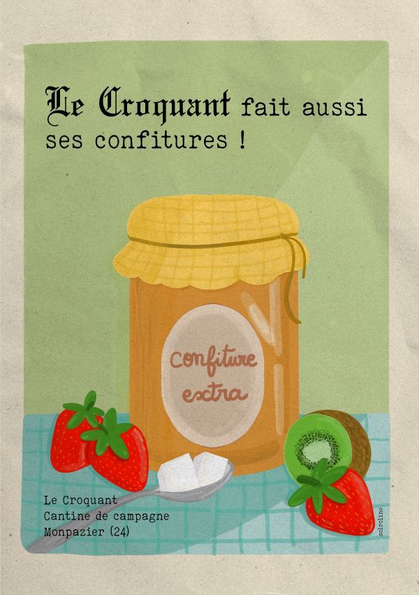 affiche confiture