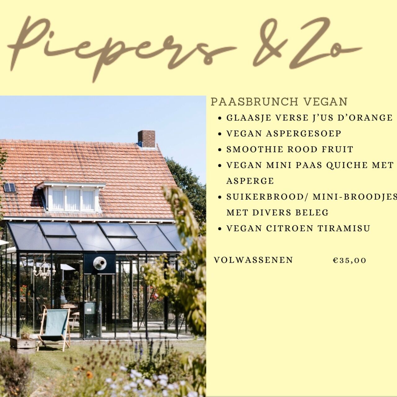 Paasbrunch vegan