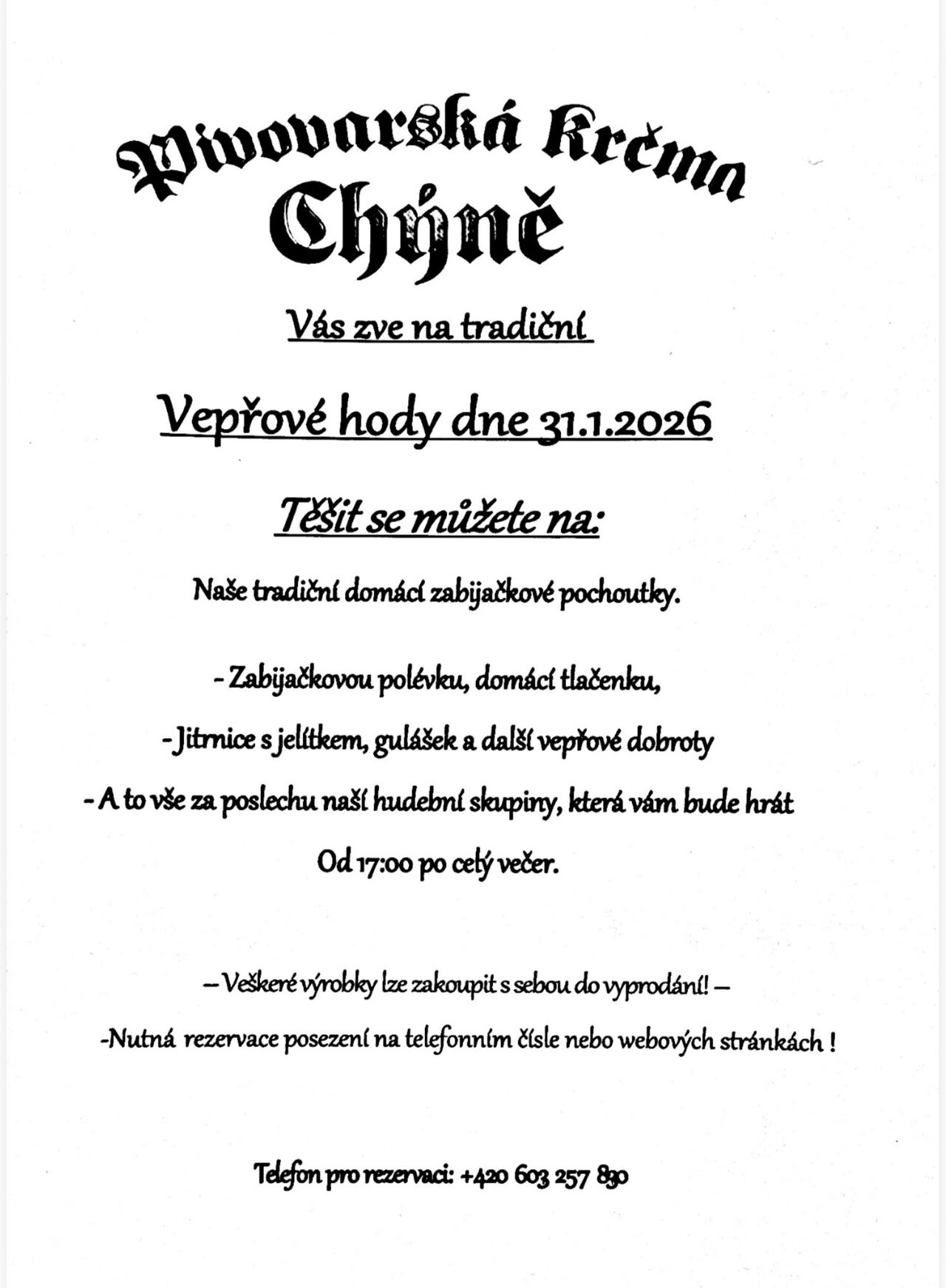 Vepřové hody 🐖❤️🐷