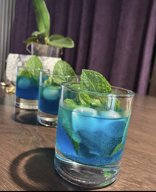Bleu lemon… l’un de nos cocktails 