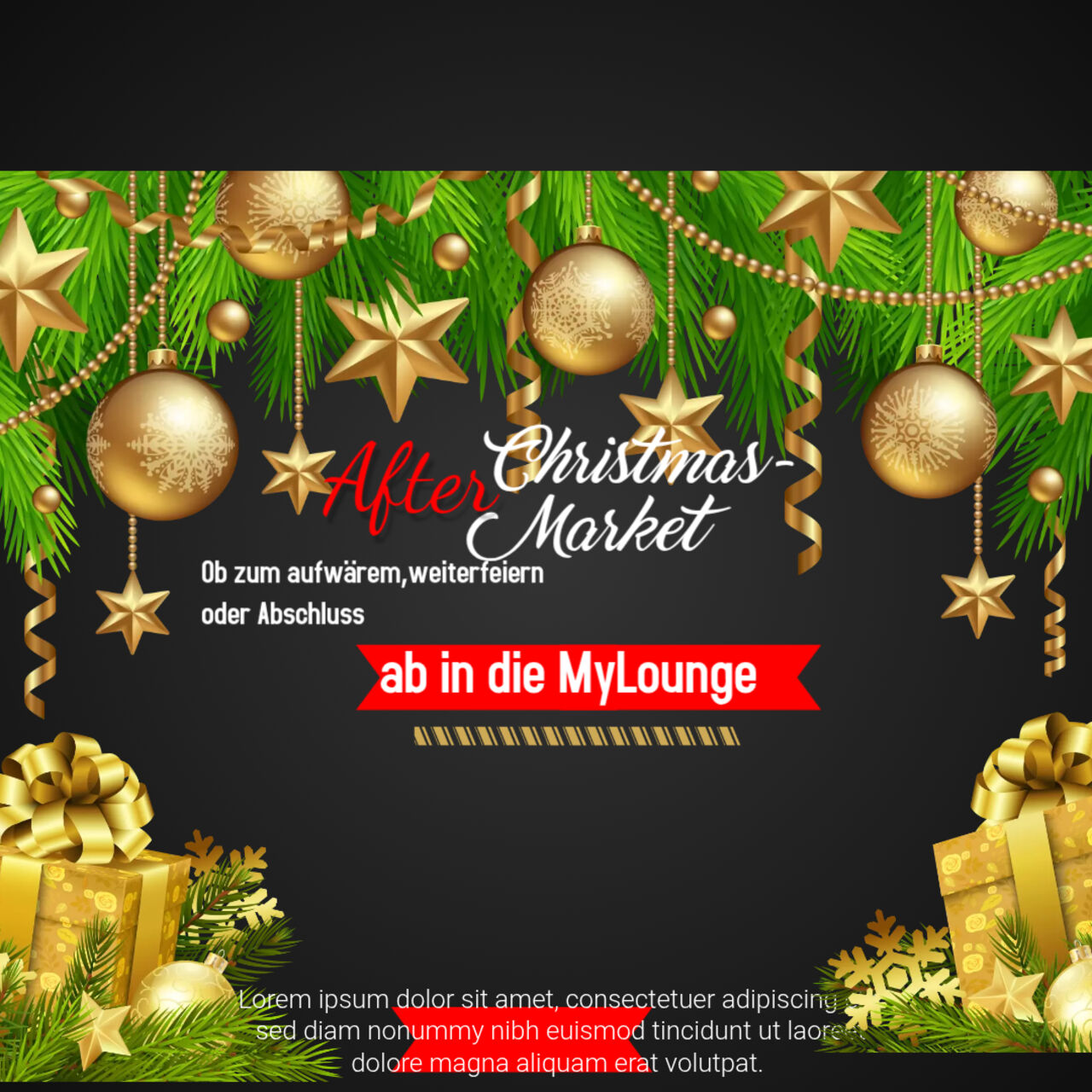 Vom Weihnachtsmarkt in die MyLounge