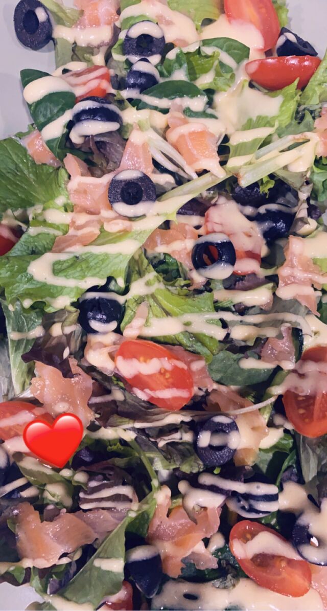 Salade saumons 