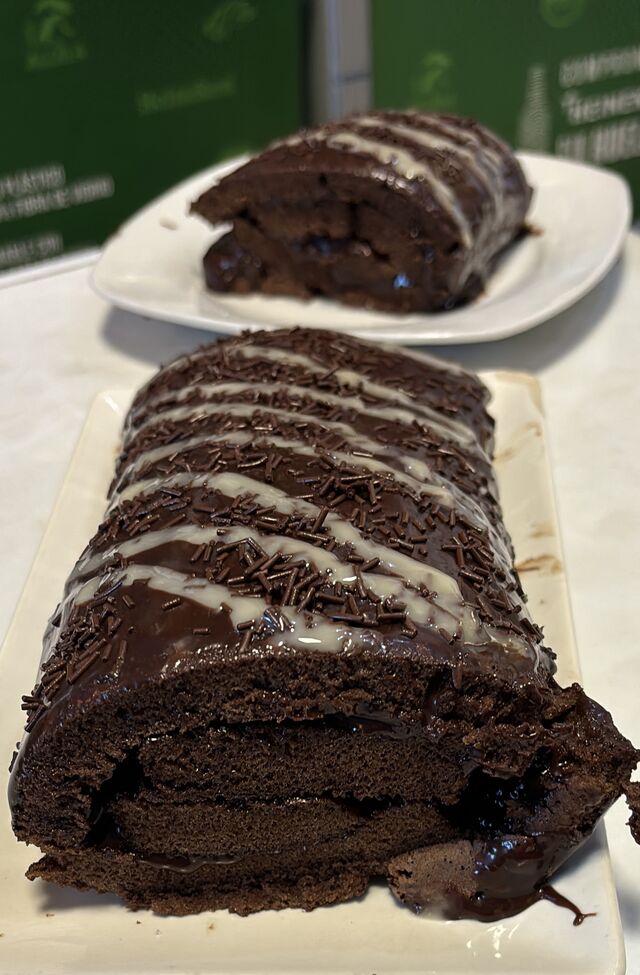 Rocambole de chocolate 