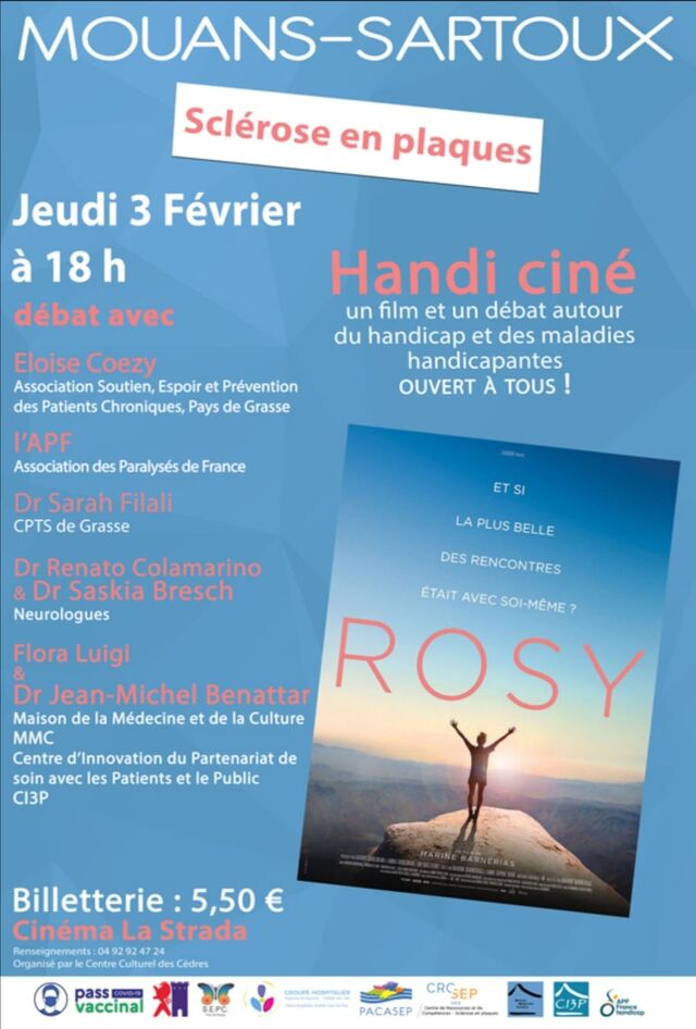 Handi Ciné de Rosy le Film à Mouans-Sartoux le 03/02/2022! C'était franchement bien !! \o/