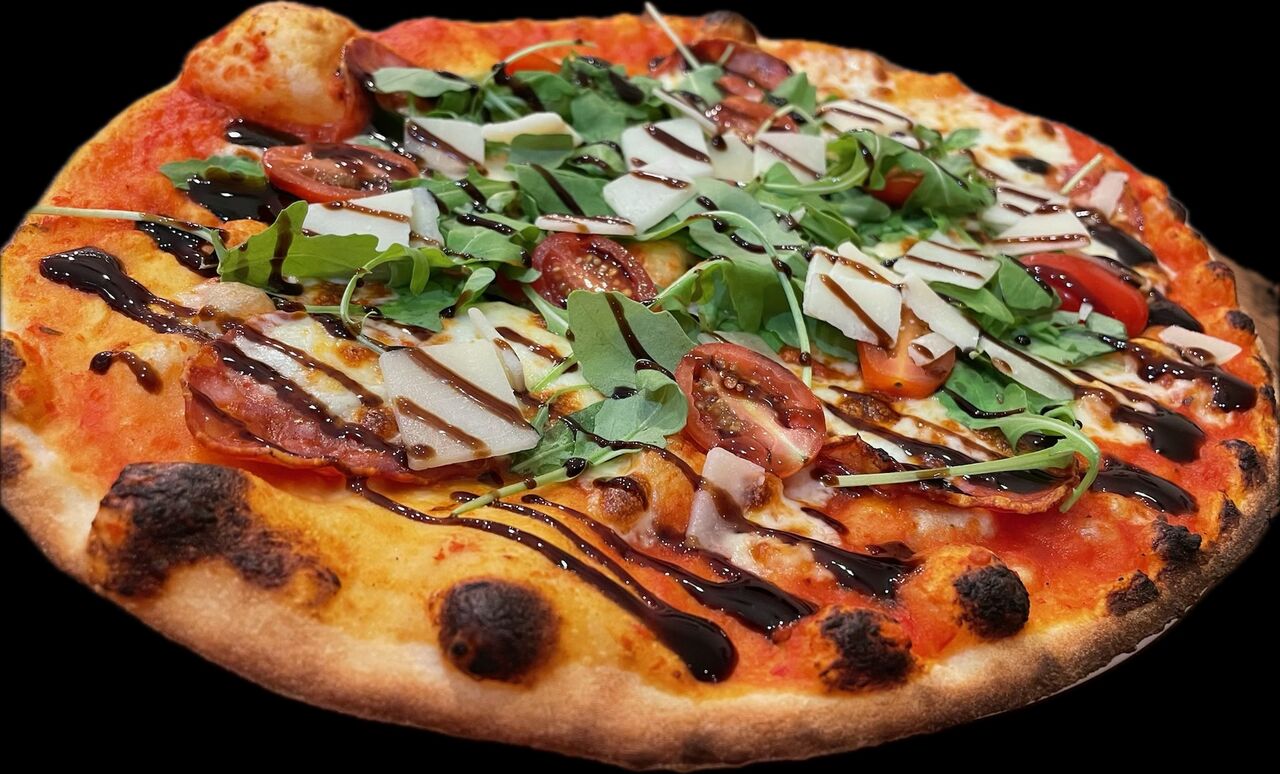 Pizza jambon de montagne 