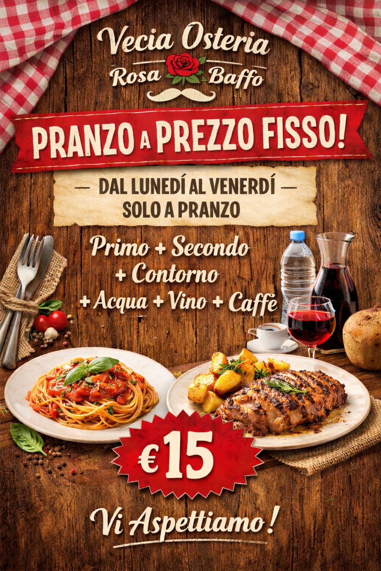 🍽️ IL NOSTRO MENÙ FISSO 🍽️