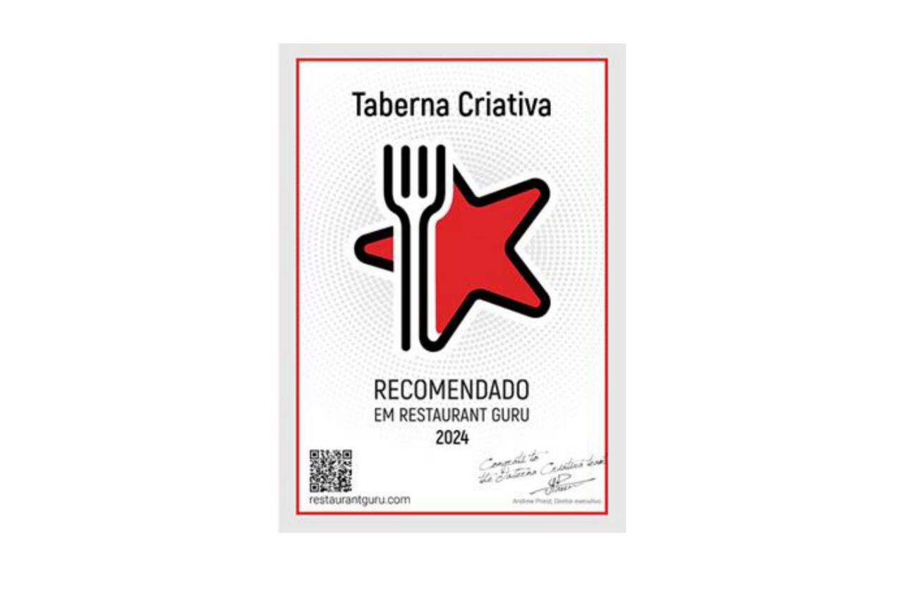 Certificado Restaurant Guru 2024!