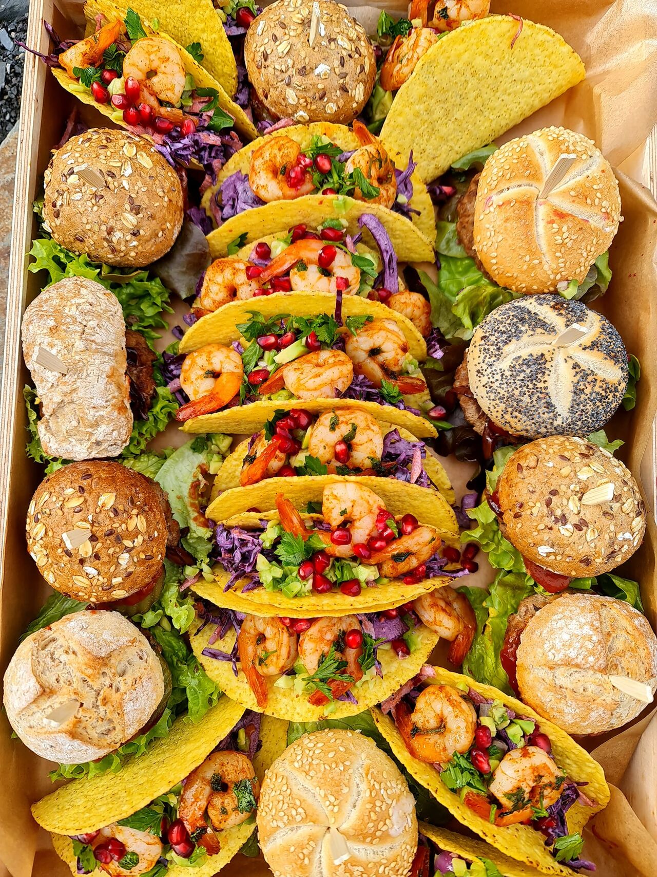 Tacos&burger box