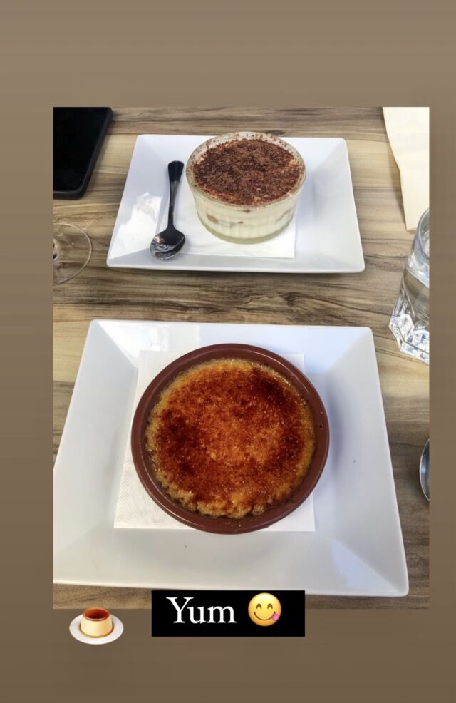 Crème brulée & Tiramisu