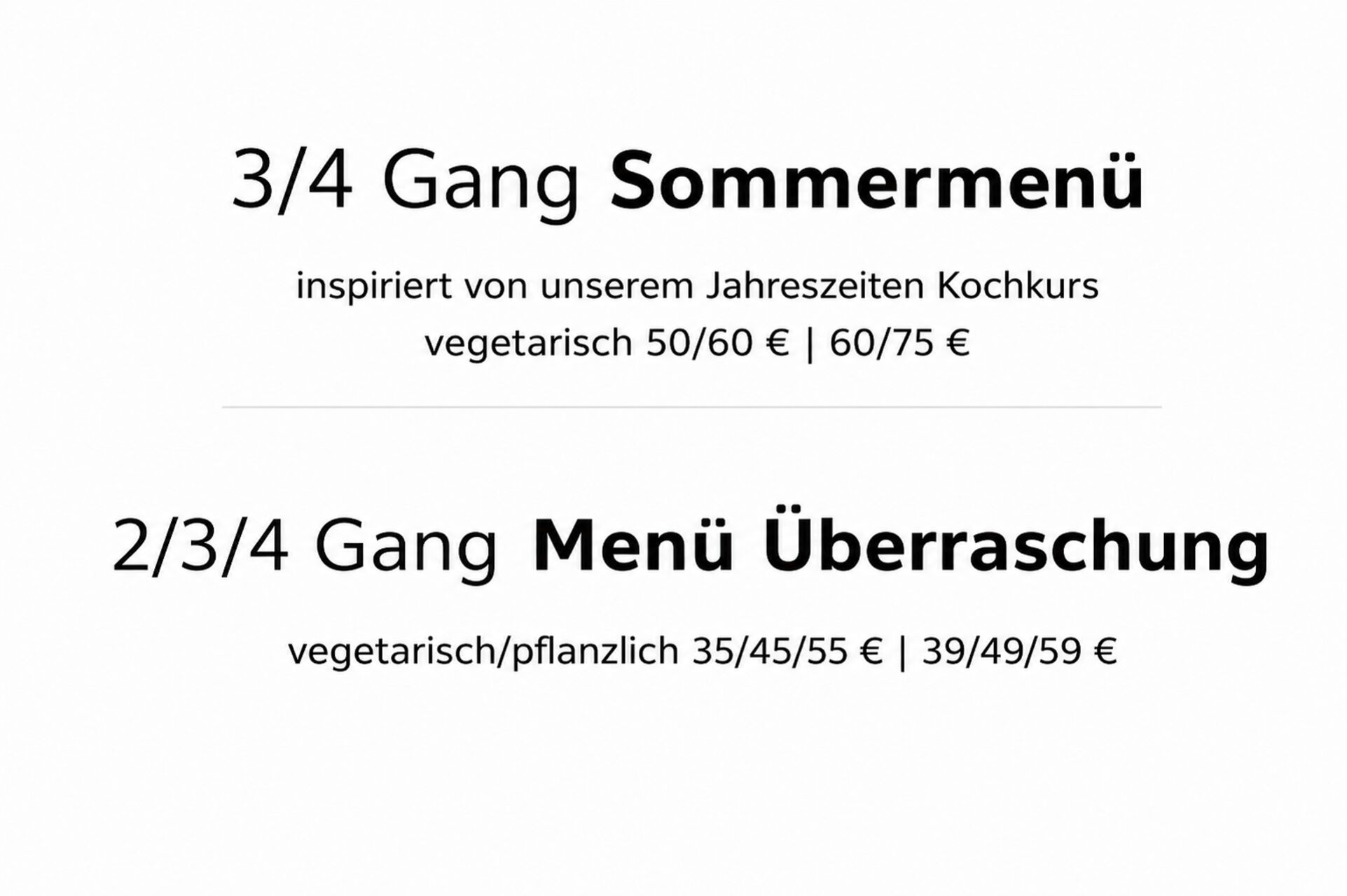 Menüabende