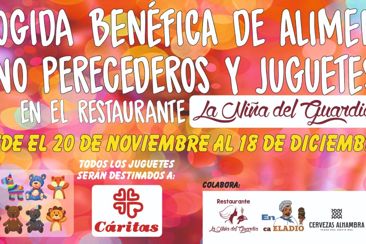 Recogida de alimentos no perecederos y jugetes