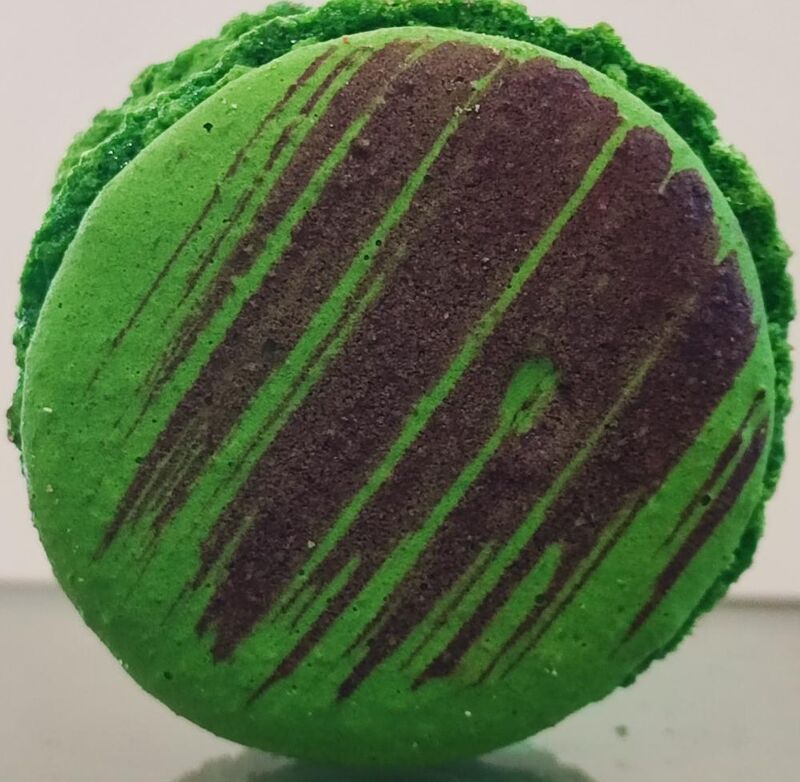 Macaron Pistache Cerise