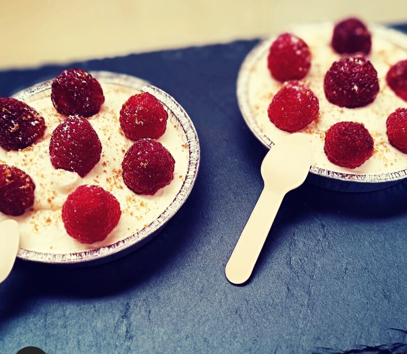Cheesecake framboise et chocolat blanc 