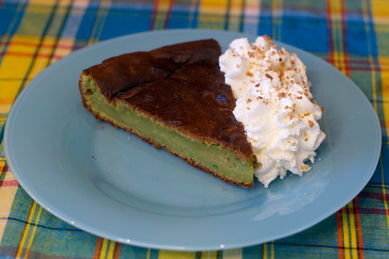 Gâteau Avocat Lait de coco