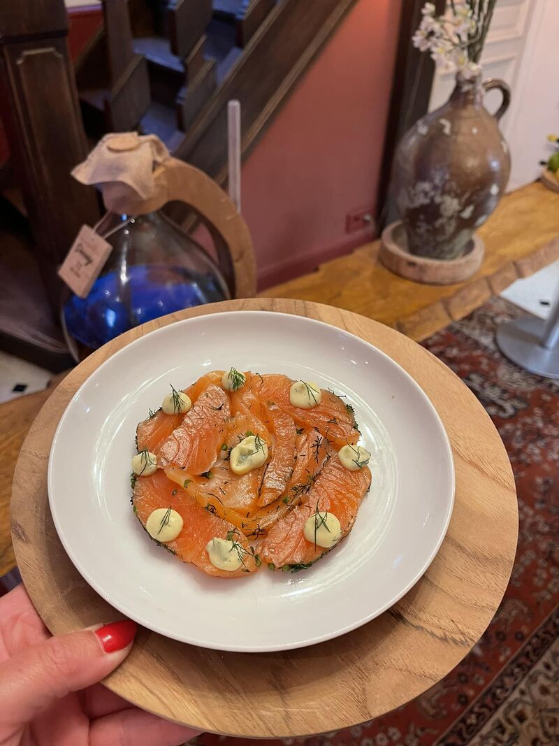 Gravlax de saumon