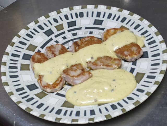 Solomillo de Cerdo con salsa de queso Azul