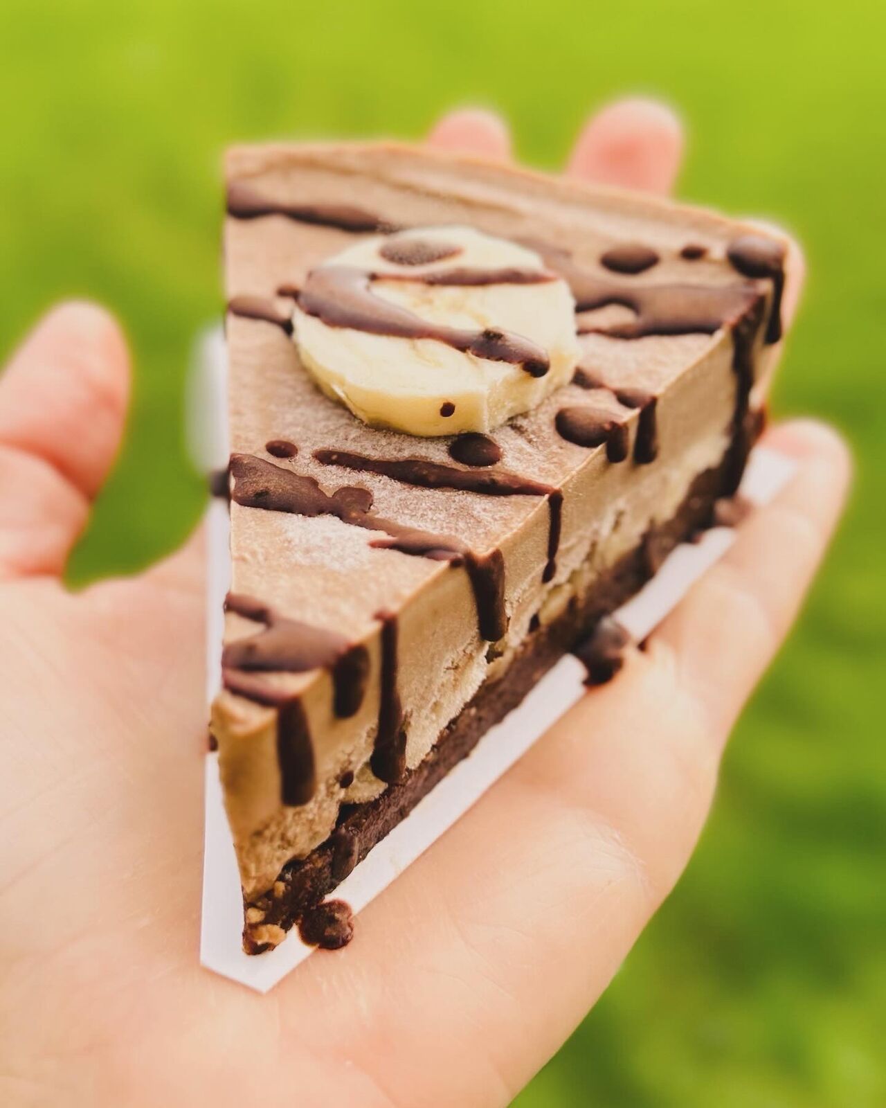 Cheesecake Caroube-Banane