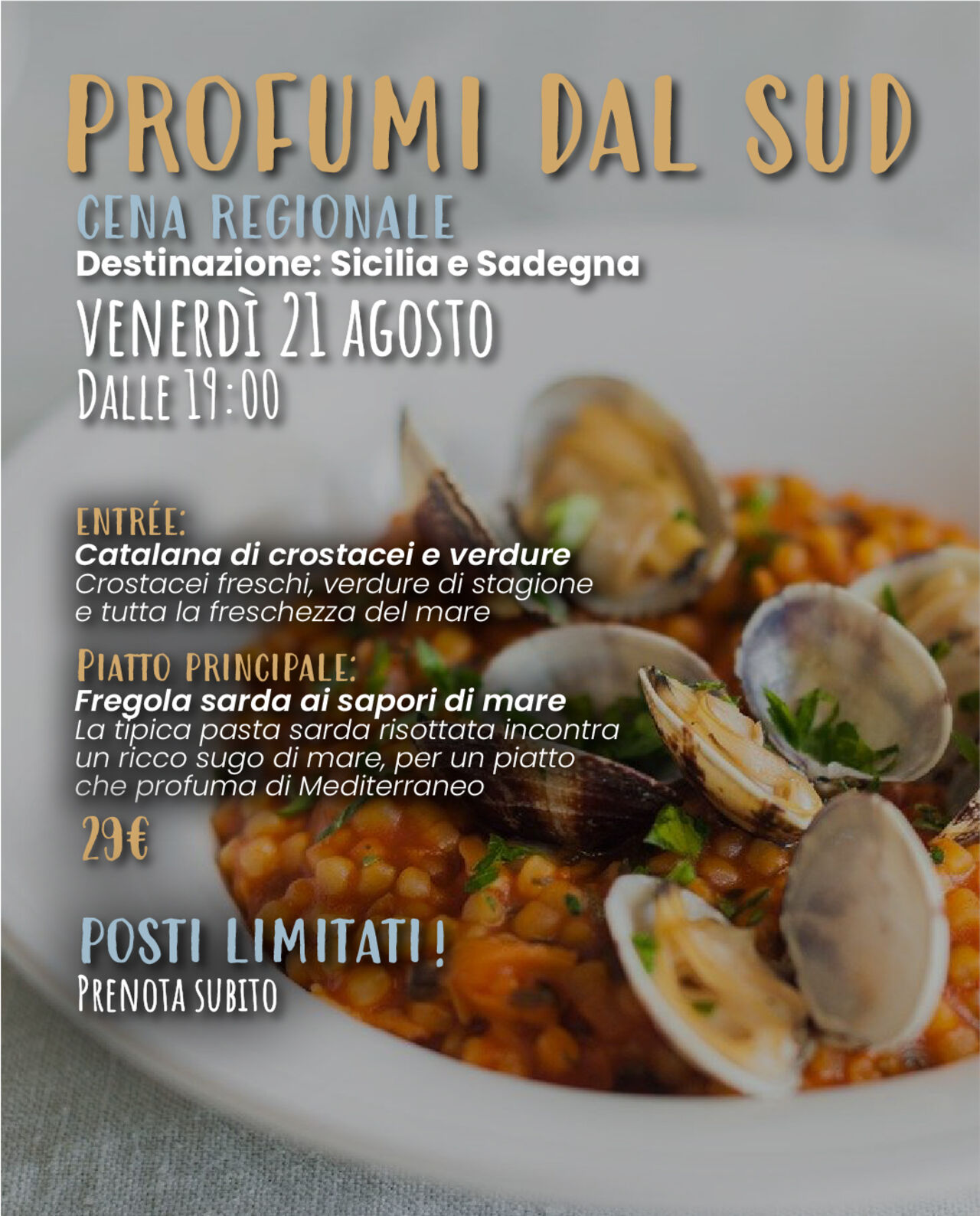 CENA PROFUMI DEL SUD