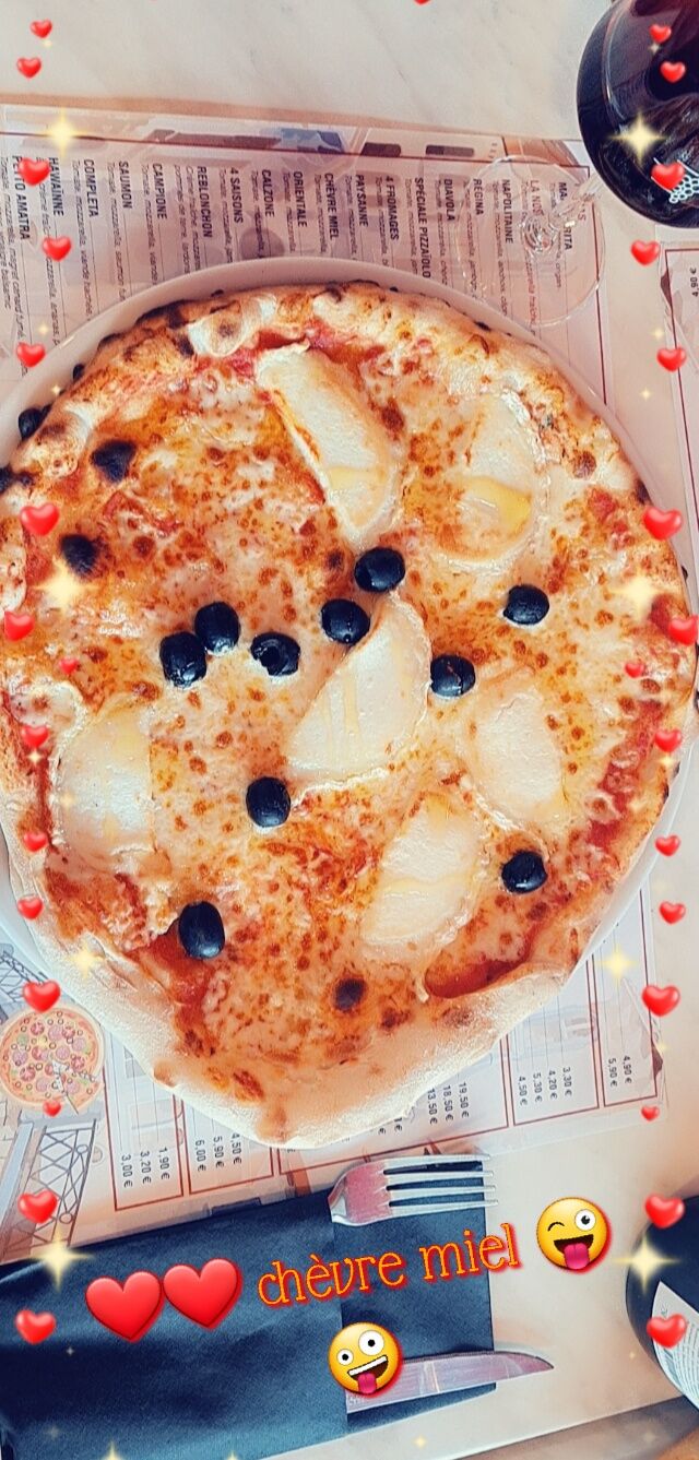 Pizza chèvre miel 