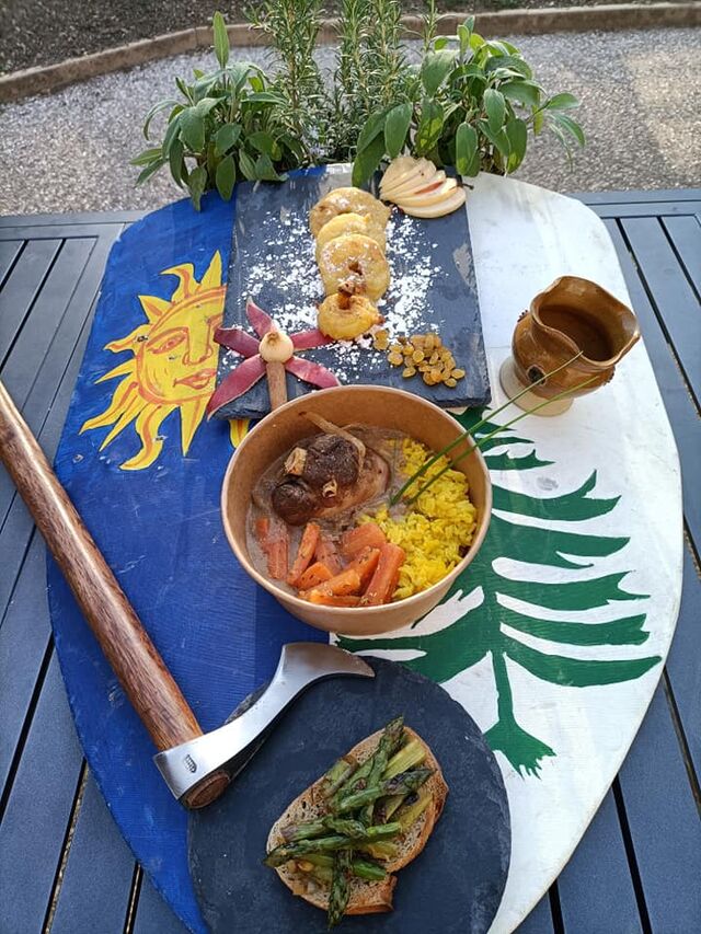 ses menus médiévaux....