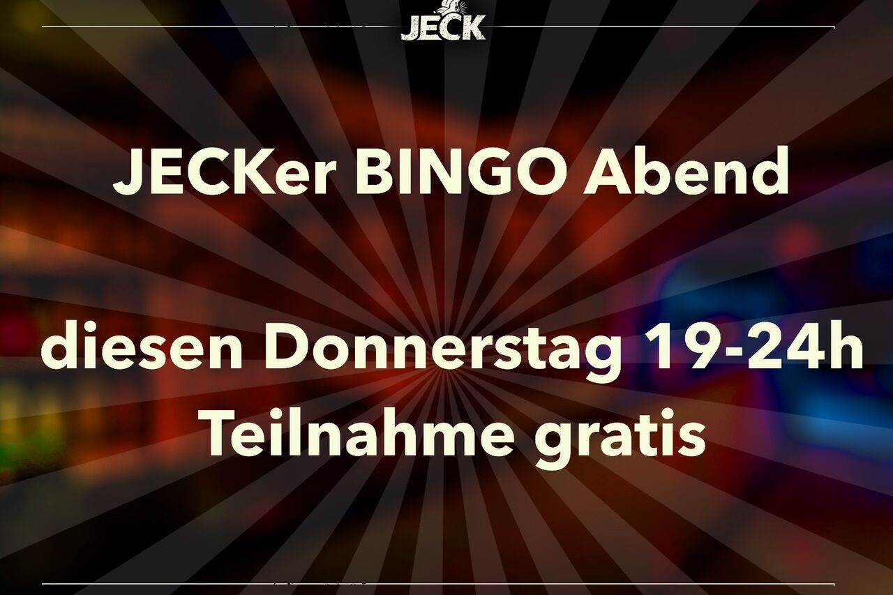 JECKer Bingo Abend