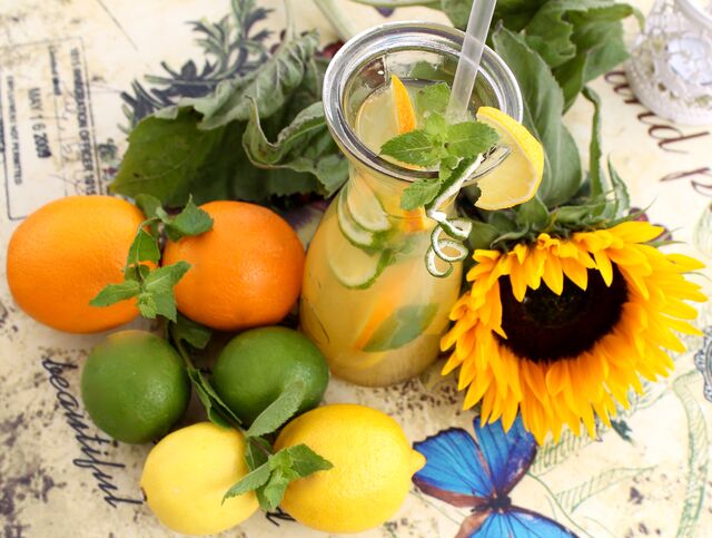 Hausgemachte Limonade