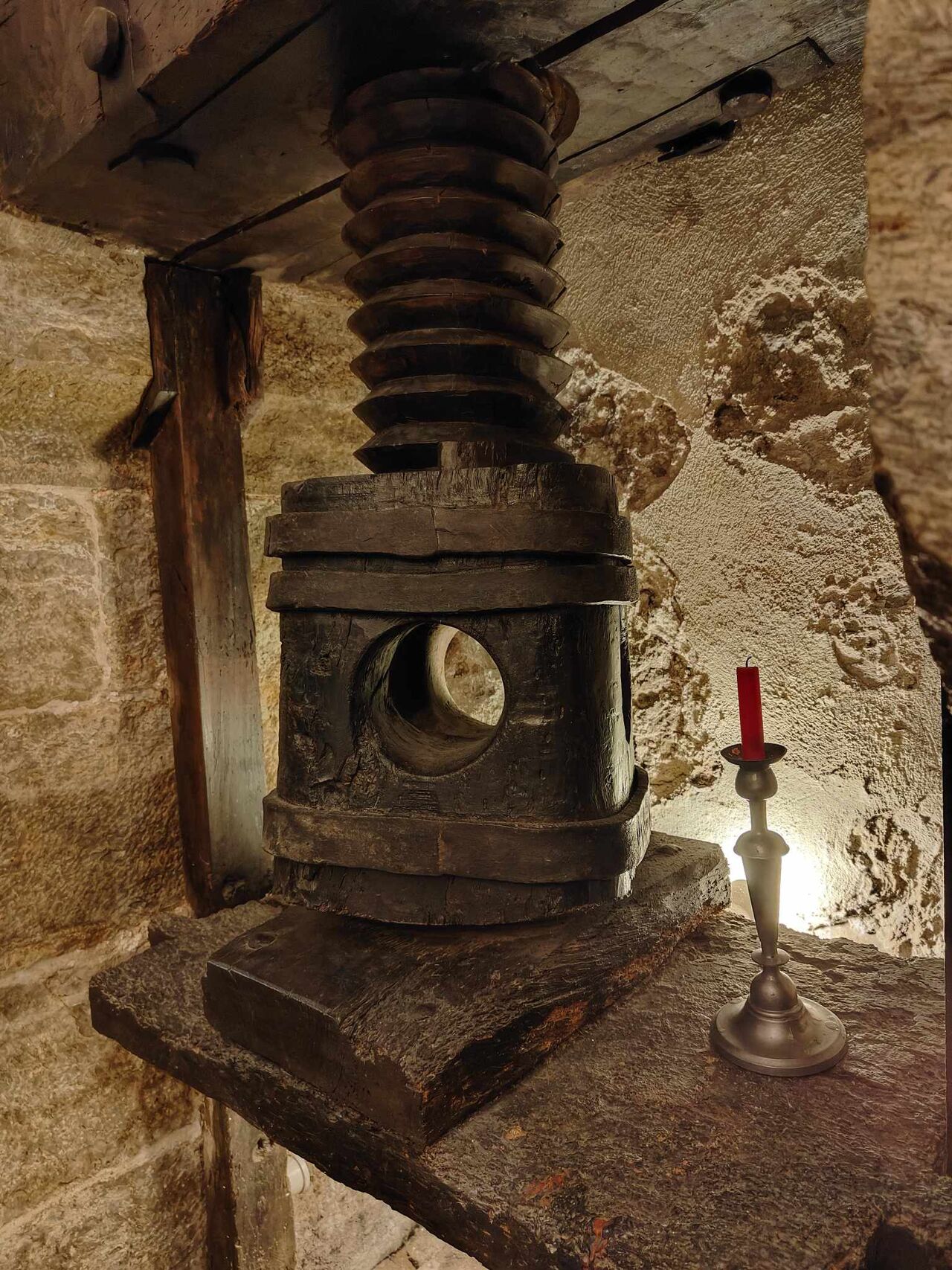 La presse de l'ancien moulin