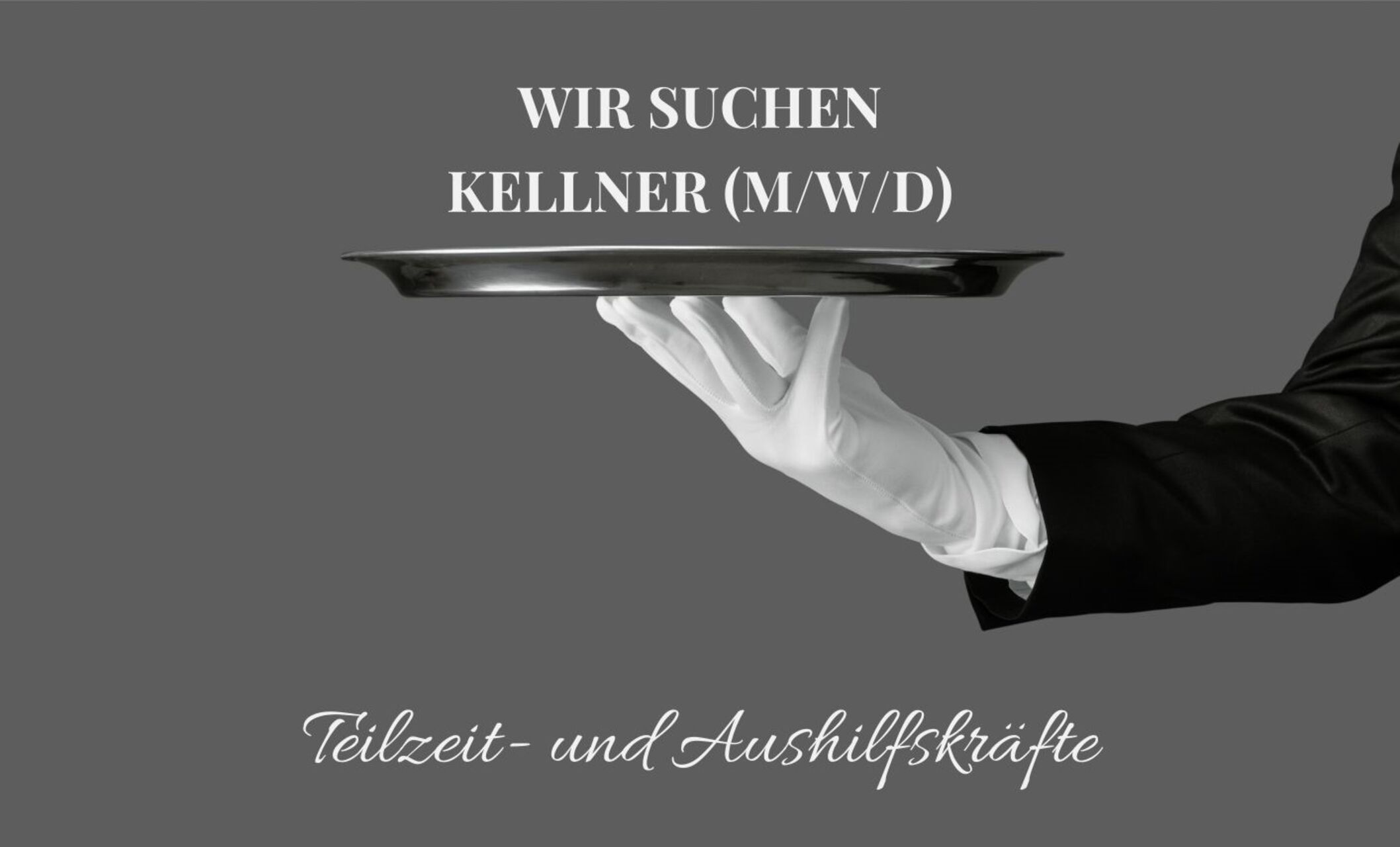 Kellner gesucht!