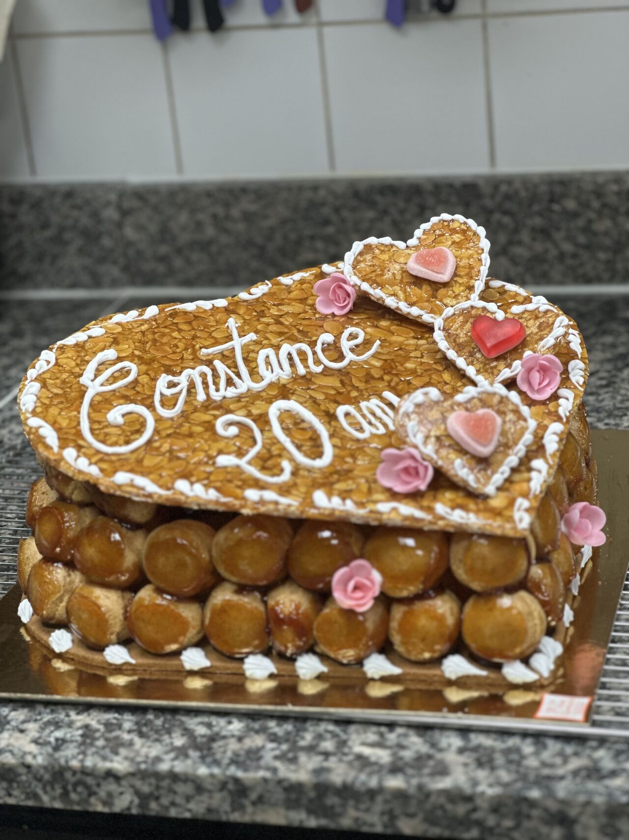 Pièce montée coeur