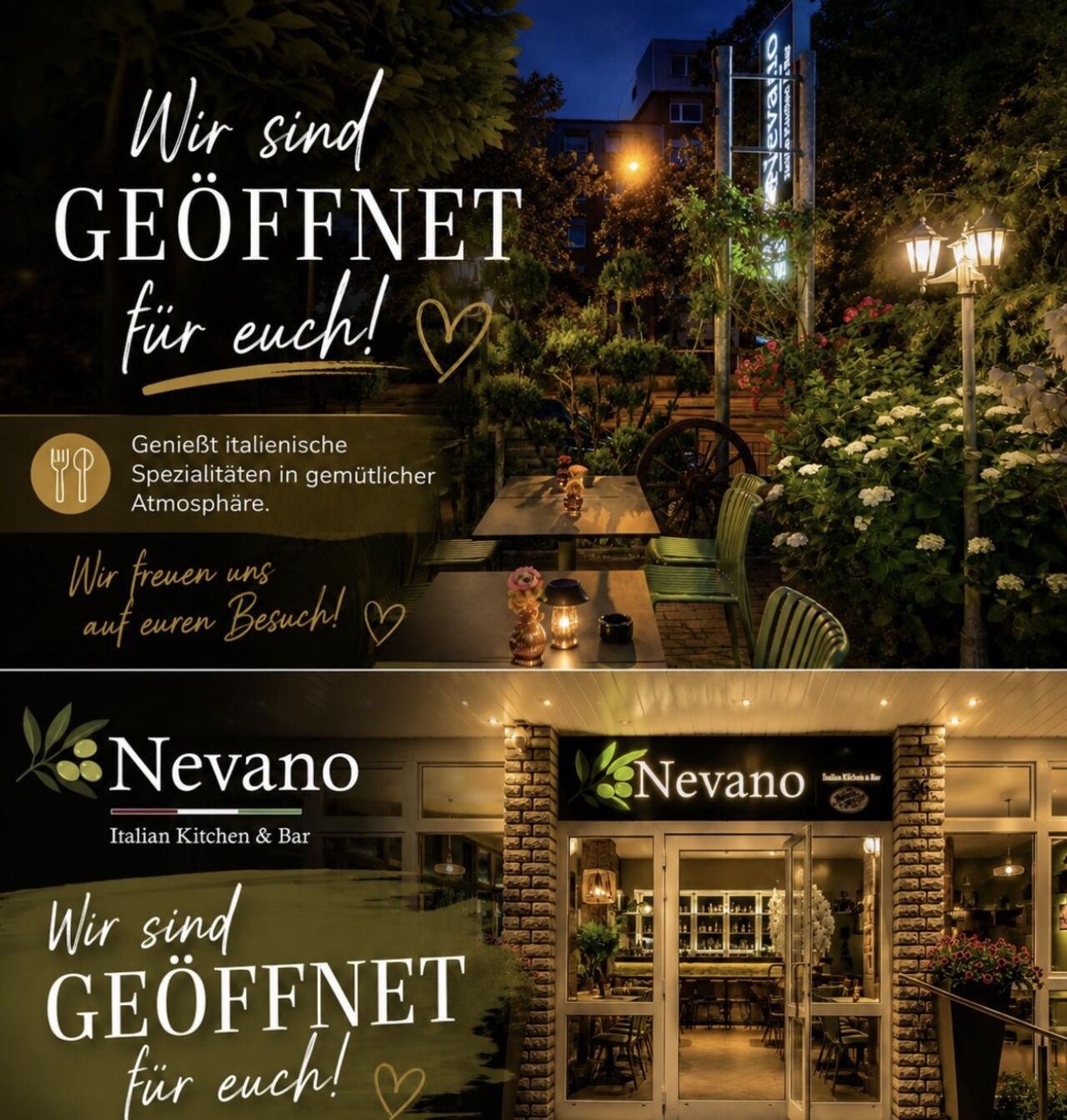 Endlich geöffnet: Dein Sommer im Nevano!