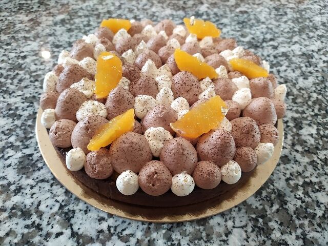 tarte chocolat mandarine