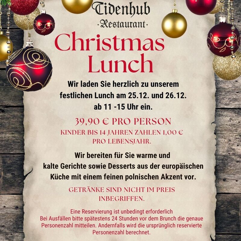 Weihnachtslunch 2026