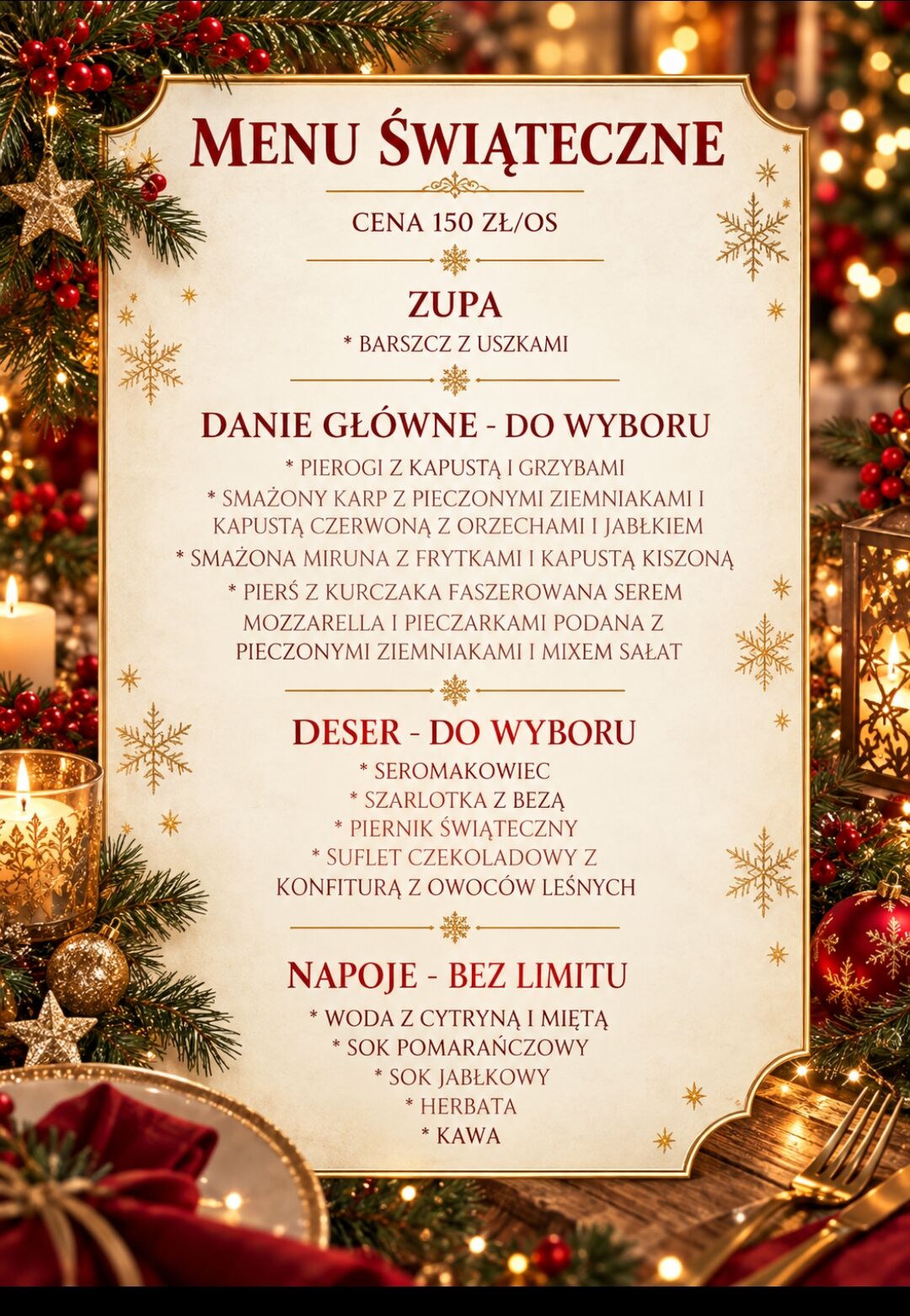 OFERTA ŚWIĄTECZNA 2026
