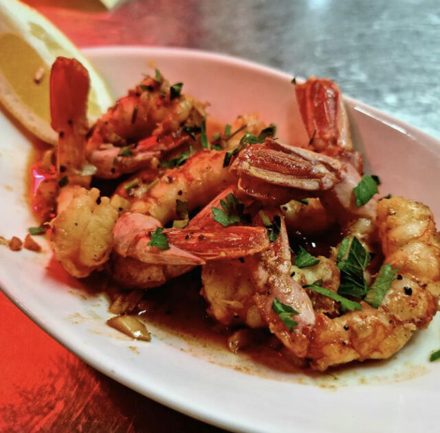 Camarão frito alhinho 