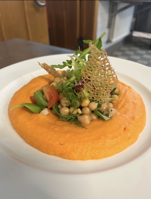 Kichererbsen • Süßkartoffelpüree